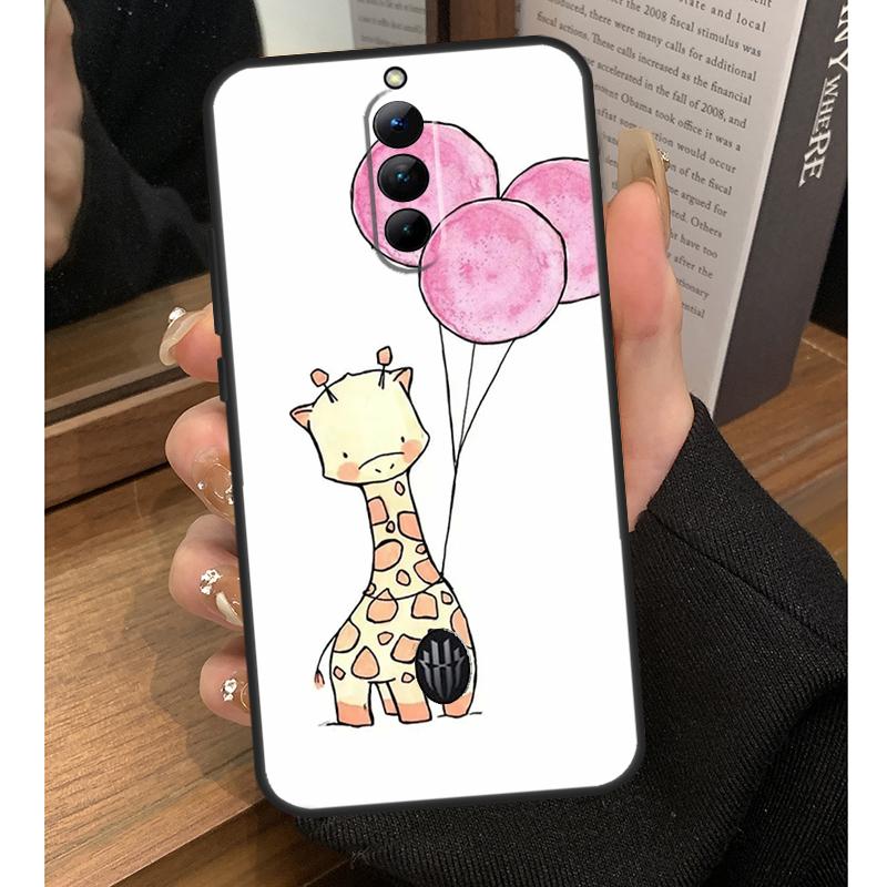 Милый мультяшный чехол-жираф для Nubia Red Magic 8S 9S Pro Plus 6S 7S 6 7 Pro 6R 5G RedMagic 9 8 10 Pro Plus