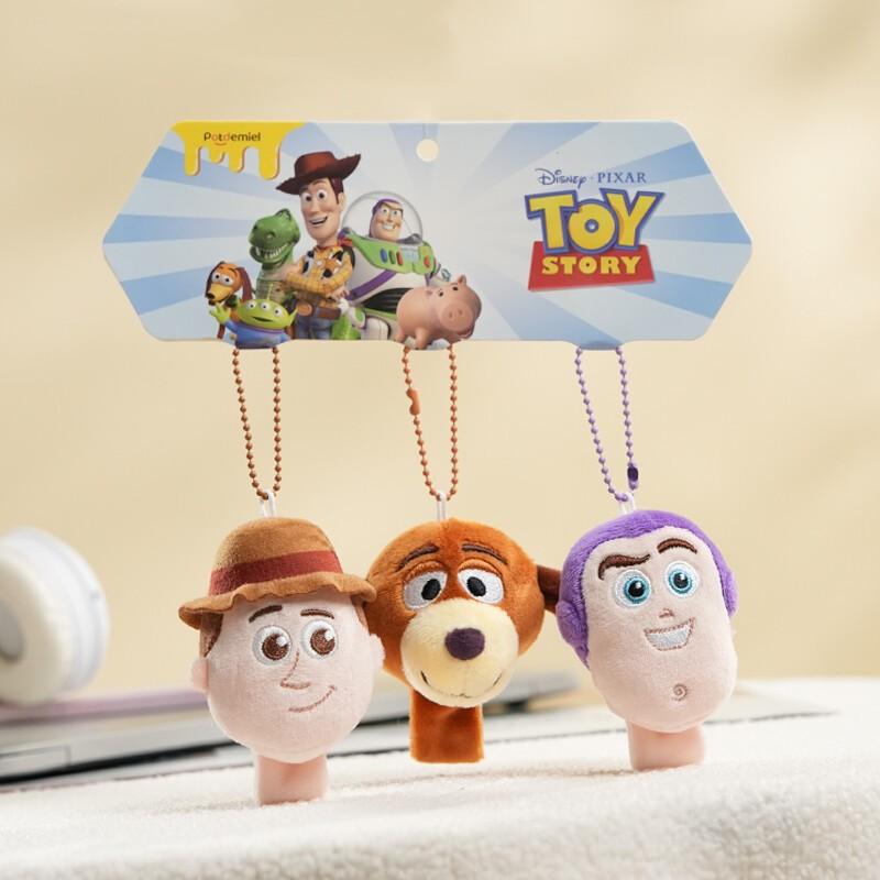 Toy Story Zootopia Lilo&Stitch Winnie the Pooh Lotso Plush Stuffed Toys Doll Cute Couple Keychain Pendant Christmas Gift
