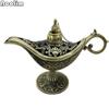 12cm(4.7") Hollow Legend Aladdin Magic Genie Lamps Incense Burners Wishing Oil Lamp Home Decor