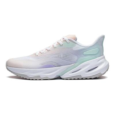 Кроссовки для бега Li Ning Yuedong 2.0 с амортизацией, нескользящие, износостойкие, с низким верхом, женские, белые, синие ARST030-1