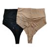 Трусики-стринги с высокой талией и вырезами из сетки, формирующее белье для контроля живота, тонкое бесшовное нижнее белье, послеродовое