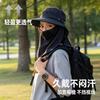 Sunscreen hat women's summer removable UV protection outdoor fishing shading neck mask mountaineering fisherman hat