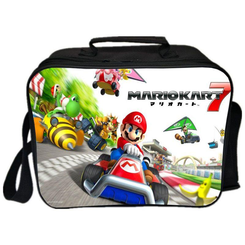 Просторная термосумка для обеда Mario для взрослых и детей с термоизоляцией