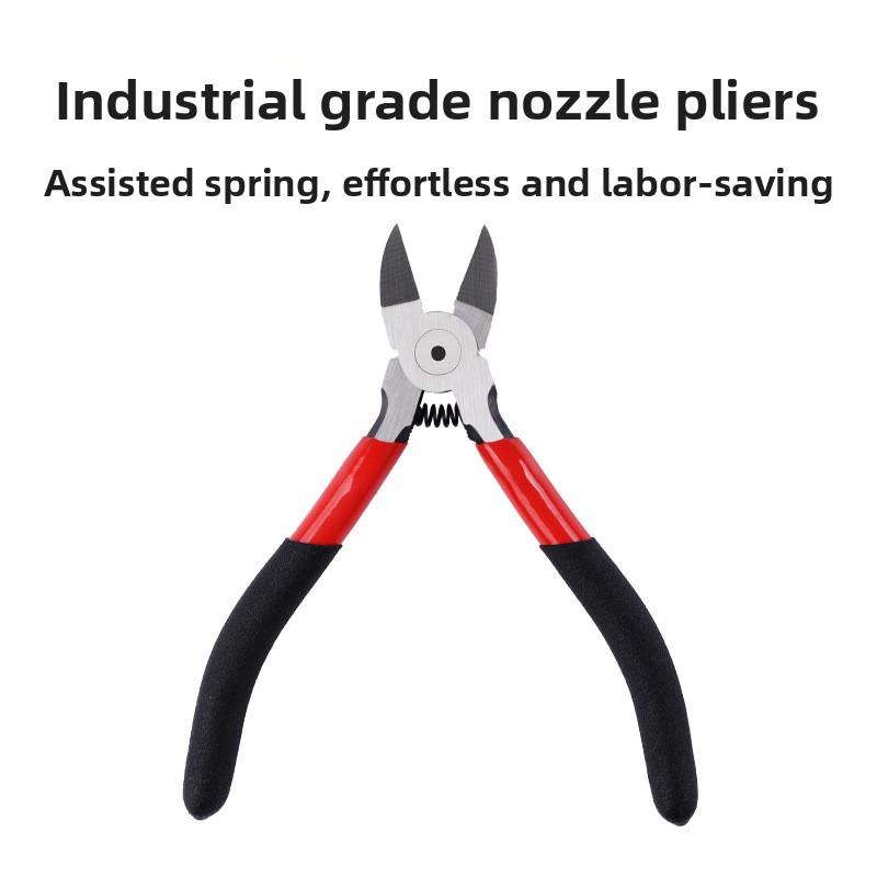 Острогубцы с диагональными губками Электронный режущий инструмент для пластикового литника Металлической проволоки Кабеля Прецизионный кусачки заподлицо для DIY ремонта