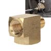 Solid Tee Brass Pipe Fitting 1000 PSI 18in NPt Male Thread AntiCorrosion for Automobile