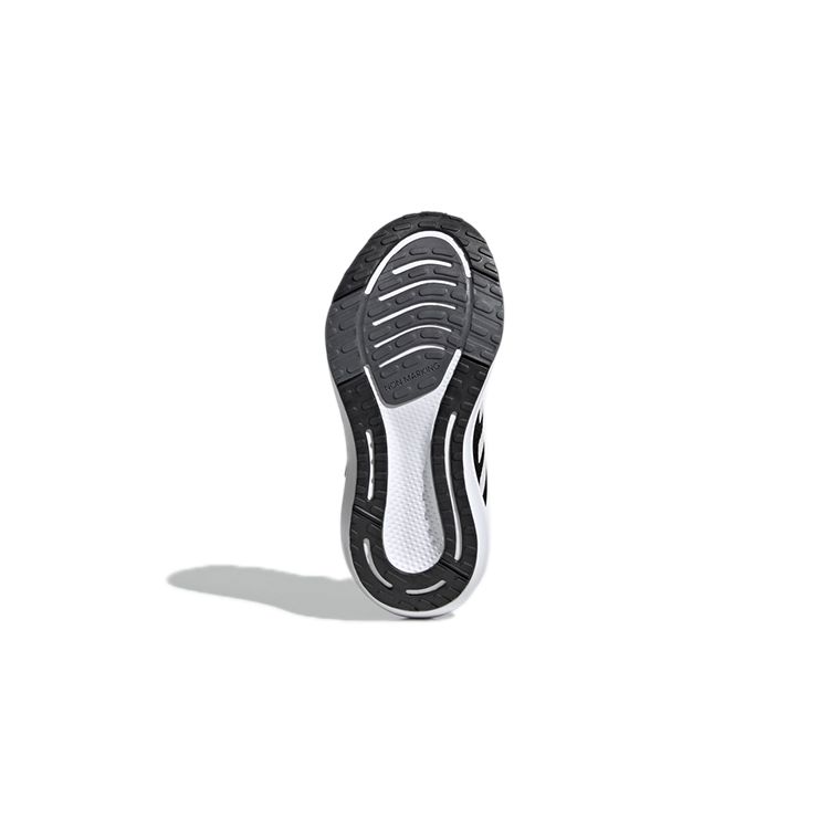 Adidas EQ21 Run Bounce J Черно-белые детские кроссовки Core-Black Cloud-White Grey-Five GZ5984