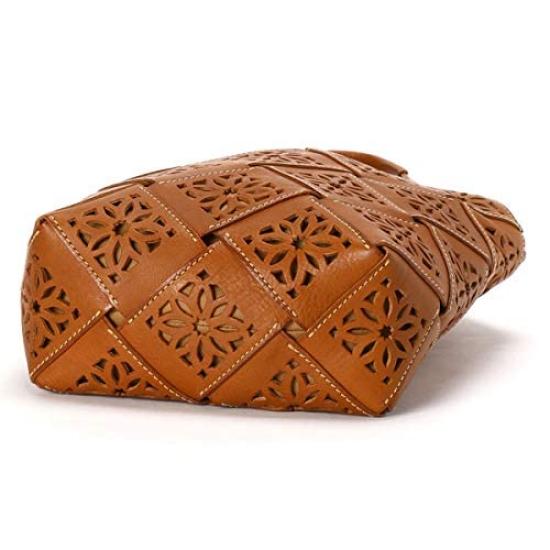 Сумка-тоут Устойчивая Ажурная Черная [Genten]