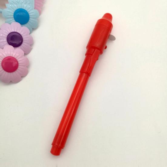 Ручка с невидимыми чернилами, встроенный УФ-свет, волшебный маркер, подарок, школьные канцелярские товары для студентов