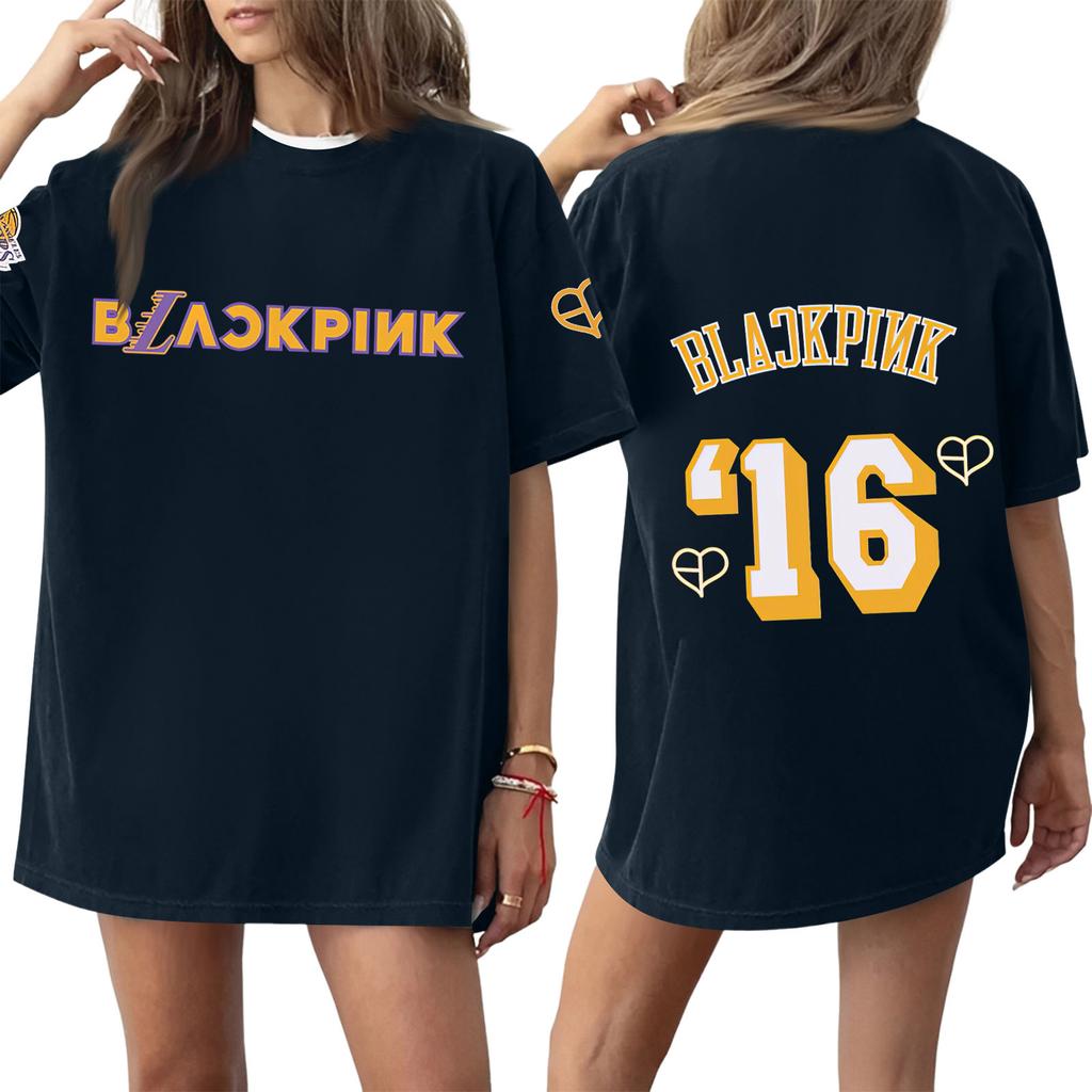 Женская футболка с круглым вырезом и короткими рукавами с принтом