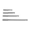 4PCS Drill Bit Extension Set Carbon Steel 1/4 Inch Hex Magnetic Screwdriver Bit Holder Bar Chuck Adapter Extender for Impact Driver Screws Nuts Drill