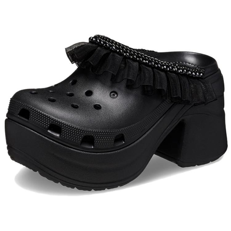 Crocs Eva Casual Versatile Clogs Women Footwear Black 210689-001