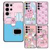 Чехол-прикол C-Cartoon S-SpongeBobs-es для Samsung Galaxy Case S25 S23 S22 S21 S30 S20 S10 Ultra Plus FE Мягкий чехол из ТПУ