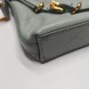 [Pre-Owned] Voyou Adjustable Shoulder Strap Zipper Closure Silk And Calfskin Mini Shoulder Crossbody Bag - Very Good #MK50HX