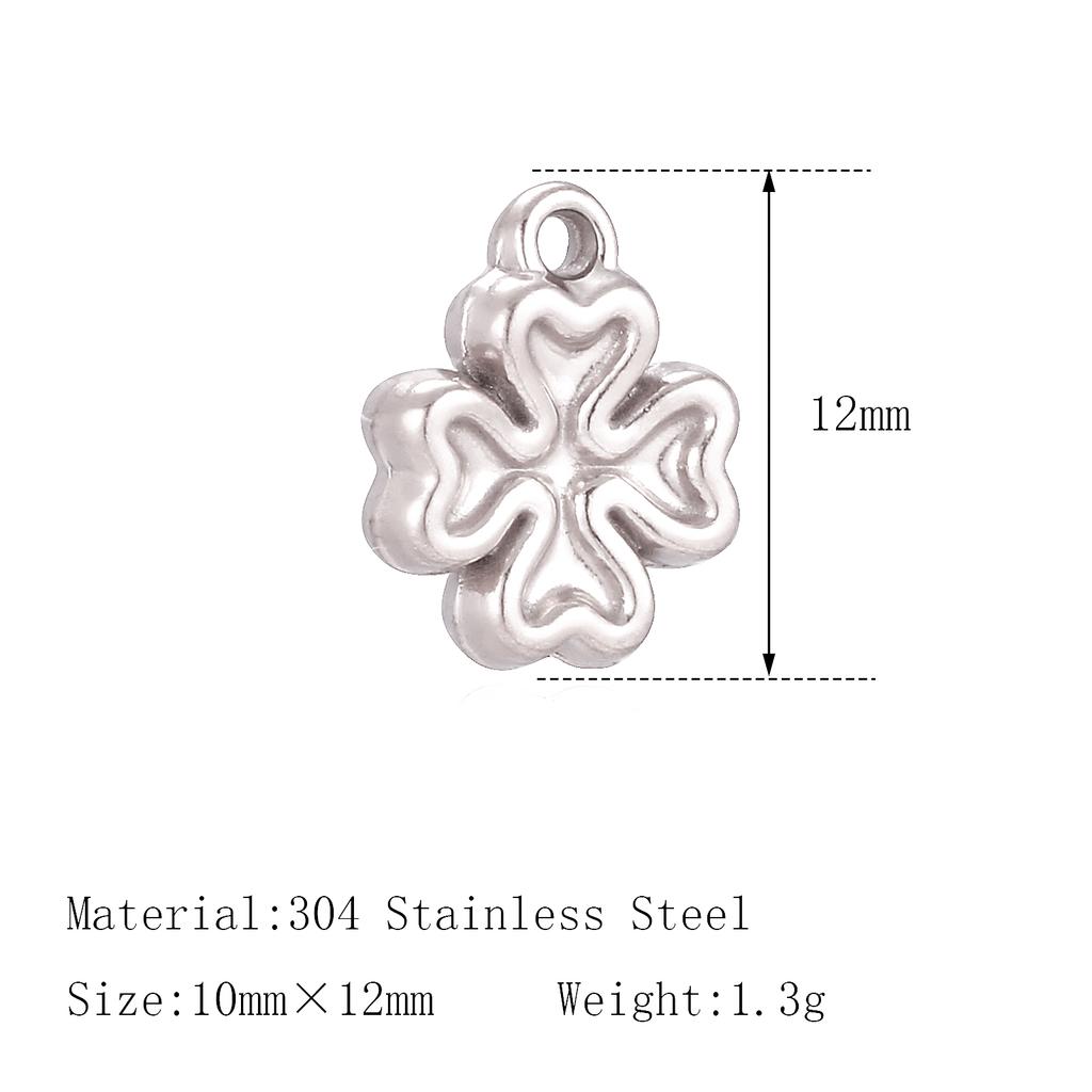 3Pcs Pet Dog Claw/Compass North Star/Sea Wave/Cat's Paw Charms Stainless Small Pendants for Necklace Bracelet DIY Jewelry Making