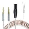Okcsc JBX кабель для наушников на обоих концах для SONY для Hifiman совместим с серией HE OFC 4 Длина сердечника 4-контактный штекер x2 3,5 мм Re-Cable