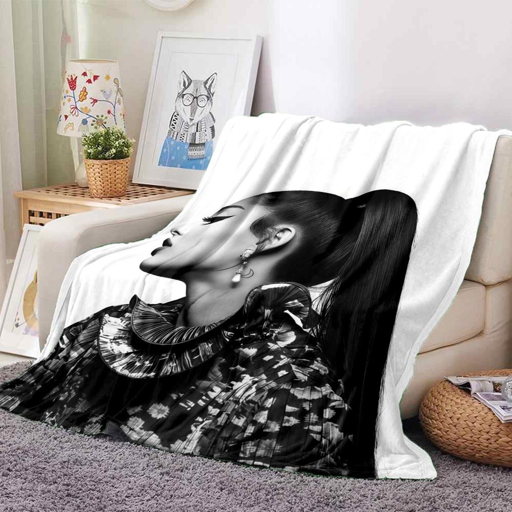 Ariana Grande Blanket, High quality Comfortable for All Seasons, Home Decor, Warmth and Comfort