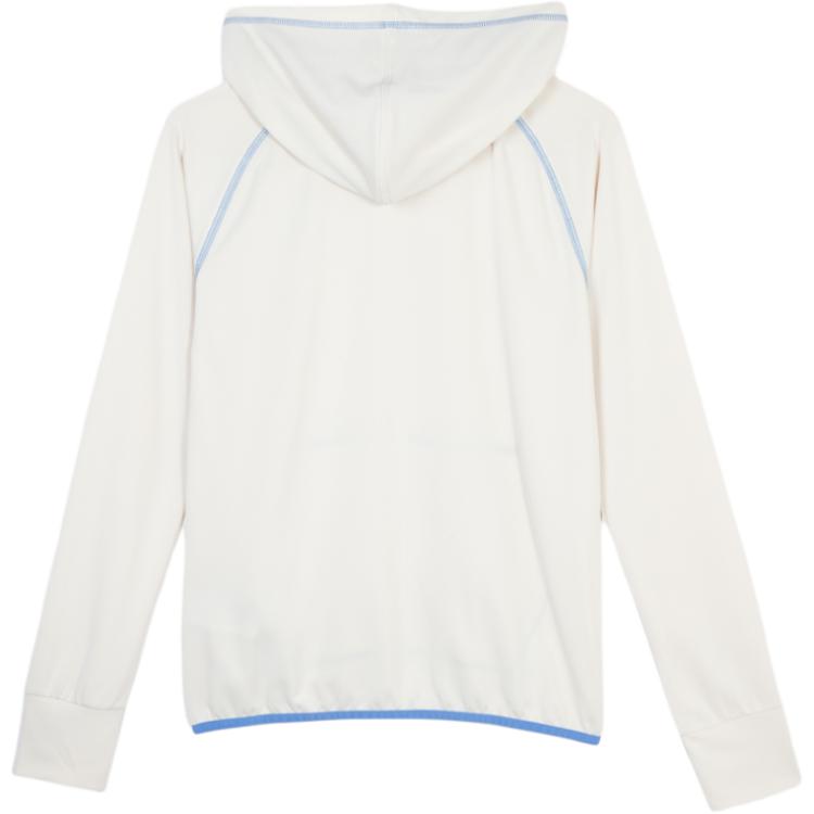 Puma Вязаная куртка Mfo с капюшоном и застежкой-молнией, простая женская куртка с длинным рукавом, белоснежная 683051-87