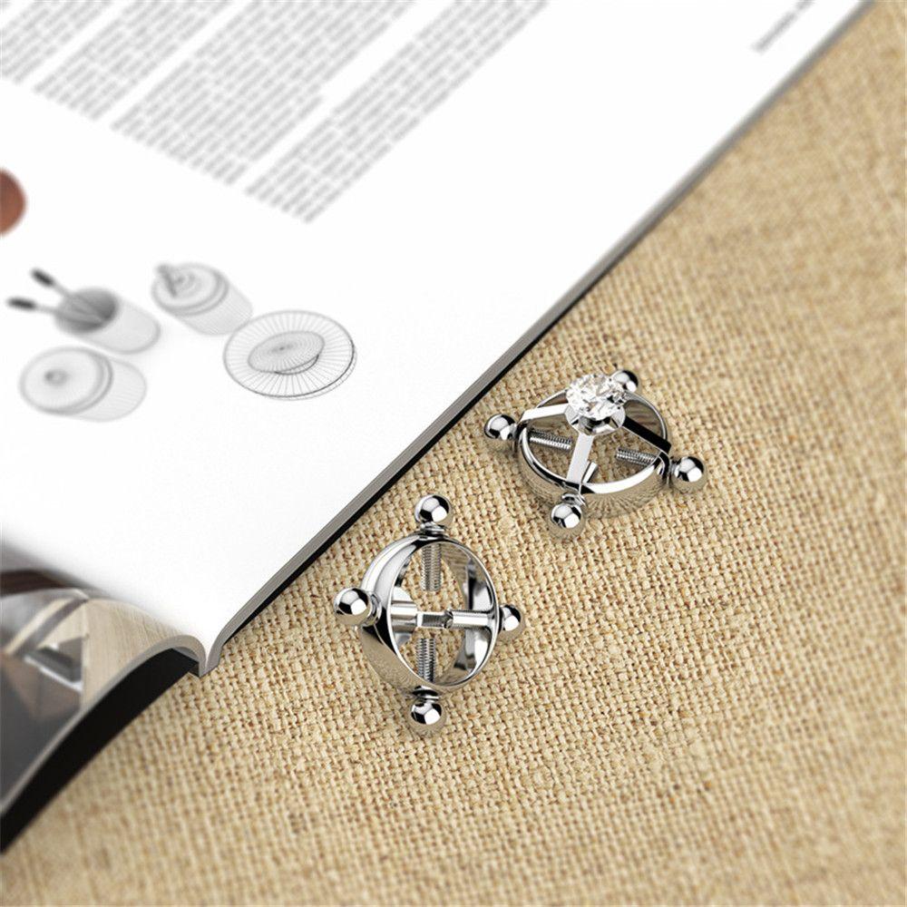 Женский сексуальный 316L хирургическая сталь фейк клипса на боди-пирсинг непирсинговый фейк пирсинг кольцо для соска