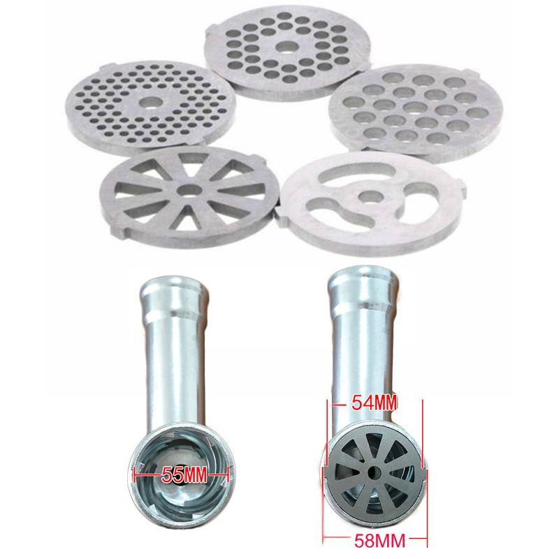Сменные детали шлифовальной машины из нержавеющей стали для бытовой мясорубки 5 # 55 мм