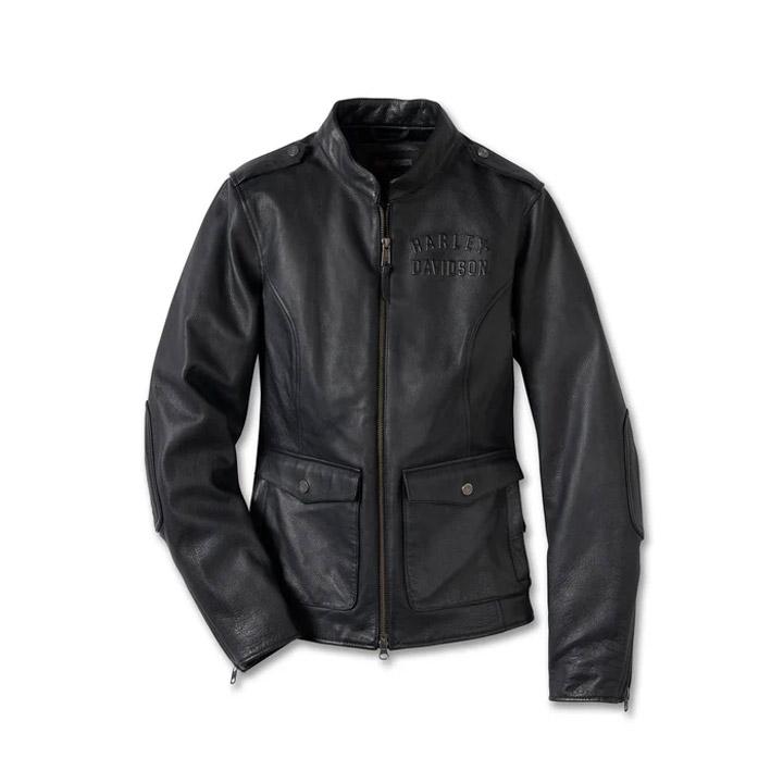 HALLIDEIBISEUN Hd Flex Layering System Leather Riding Jacket
