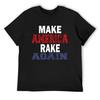 Футболка Make America Rake Again футболки персонализированные на заказ синий замок одежда больших размеров мужские однотонные футболки
