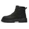 Men's High Top Boots Four Season Outdoor Work Shoes Anti Slip And Comfortable Yellow Boots Fashion British Casual Leather Boots