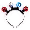 Fashion Adult Kids Glowing Disco Ball&Tinsels Shape Hair Hoop LED Hairband Stage Christmas Party Women Styling Headband