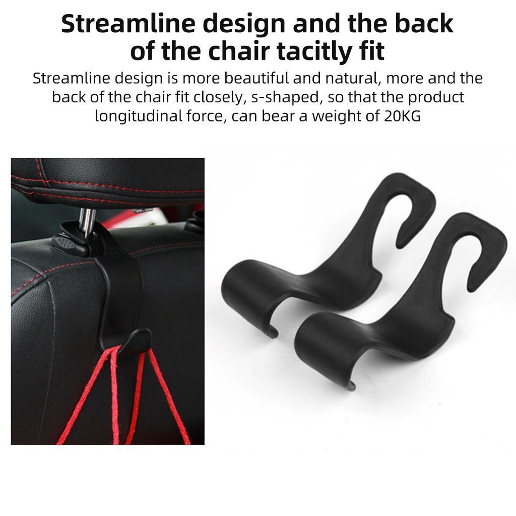 FONKEN Крючок для подголовника автомобильного сиденья, органайзер для заднего сиденья, вешалка для хранения сумки, одежды, пальто, аксессуары для интерьера