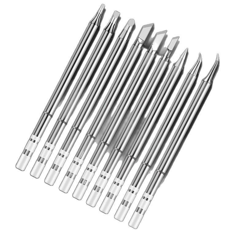 T12 Round Tip Integrated External Heat Soldering Iron Tip Hanqi Accessories