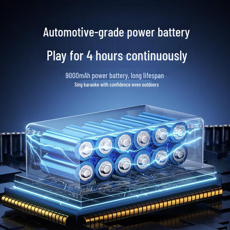 SANSUI Q125 Portable KTV Speaker with Display