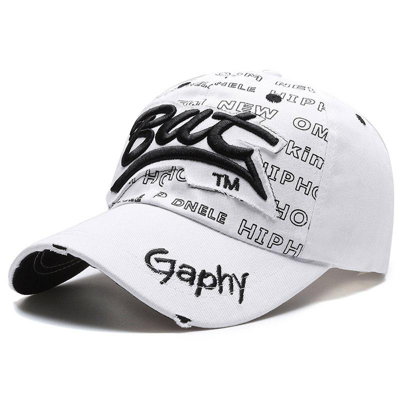 Мужская бейсболка в стиле хип-хоп, корейская версия, летняя, с вышивкой букв, солнцезащитная шляпа