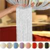 1x2m Glitter String Cheap Door Curtain Beads Room Dividers Beaded Fringe Polyester Fabric Window Panel 1 Piece