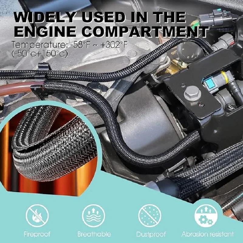 ПЭТ Плетёная Самозакрывающаяся Кабельная Оплётка Изолированный Кабель Гибкий Защитный Шнур Органайзер Оплётка для Дома Автомобиля Стола Телевизора ПК