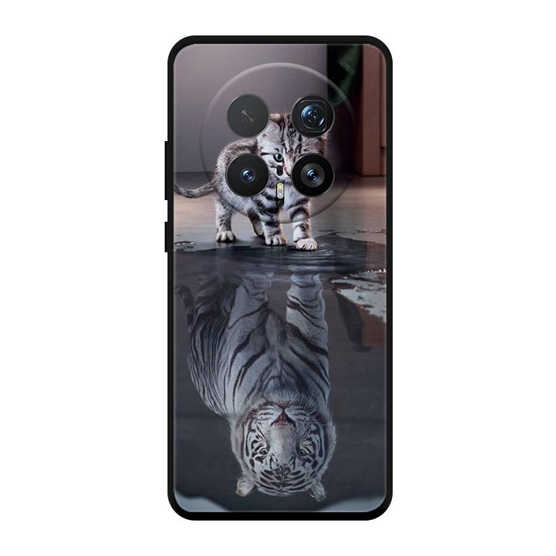 Чехол для Honor Magic 8 Pro из ТПУ и силикона, противоударный, с рисунком кошки, для Honor Magic 8 Magic 8 Lite Pro, мягкий чехол с принтом Funda.
