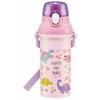 Skater Children's Ag+ Antibacterial Plastic Water Bottle 480ml Happy & Smile Girls Made In Japan PSB5SANAG