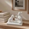 3D Printed Cat Dog Figurine Creative Canine Statues Crafts Desktop Ornaments  Christmas Gift