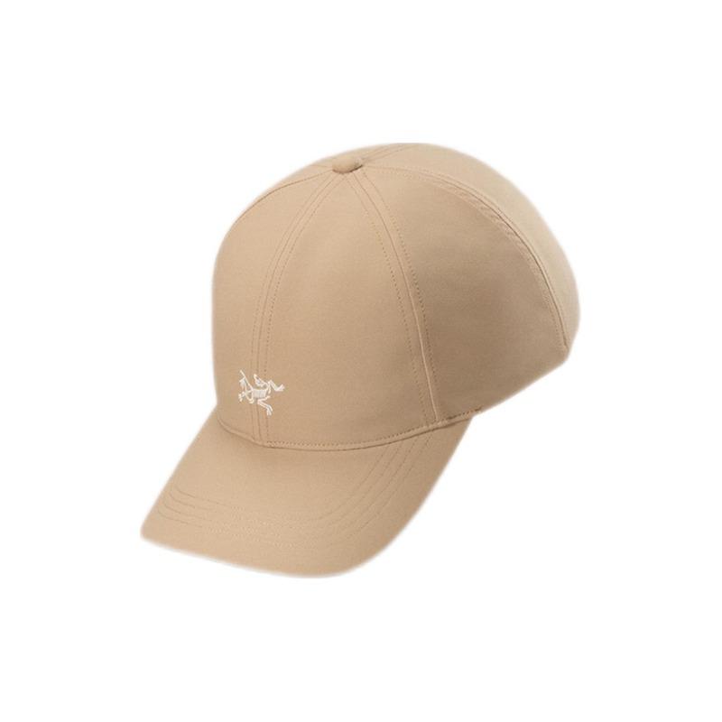 Arcteryx Декорация с логотипом Археоптерикс Полиэфирное волокно Однотонная кепка-бейсболка Унисекс Стиль для пары Песочно-коричневый X00000707402