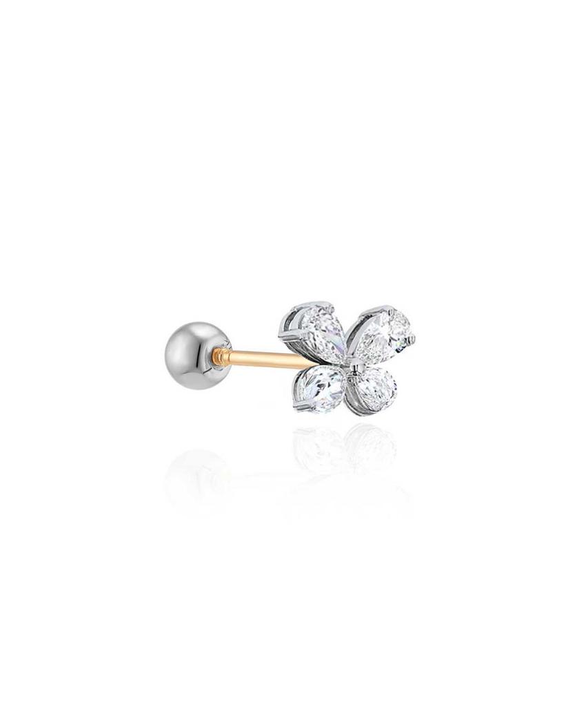 Пирсинг Lloyd Butterfly Diamond из 10-каратного золота Lpfq2002D