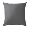 Pillowcases - 100% Cotton - Black - 63x63 Cm - Set of 2 - Washable