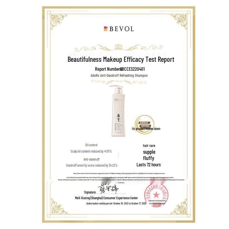 Adolfo Anti-Dandruff Essential Oil Shampoo