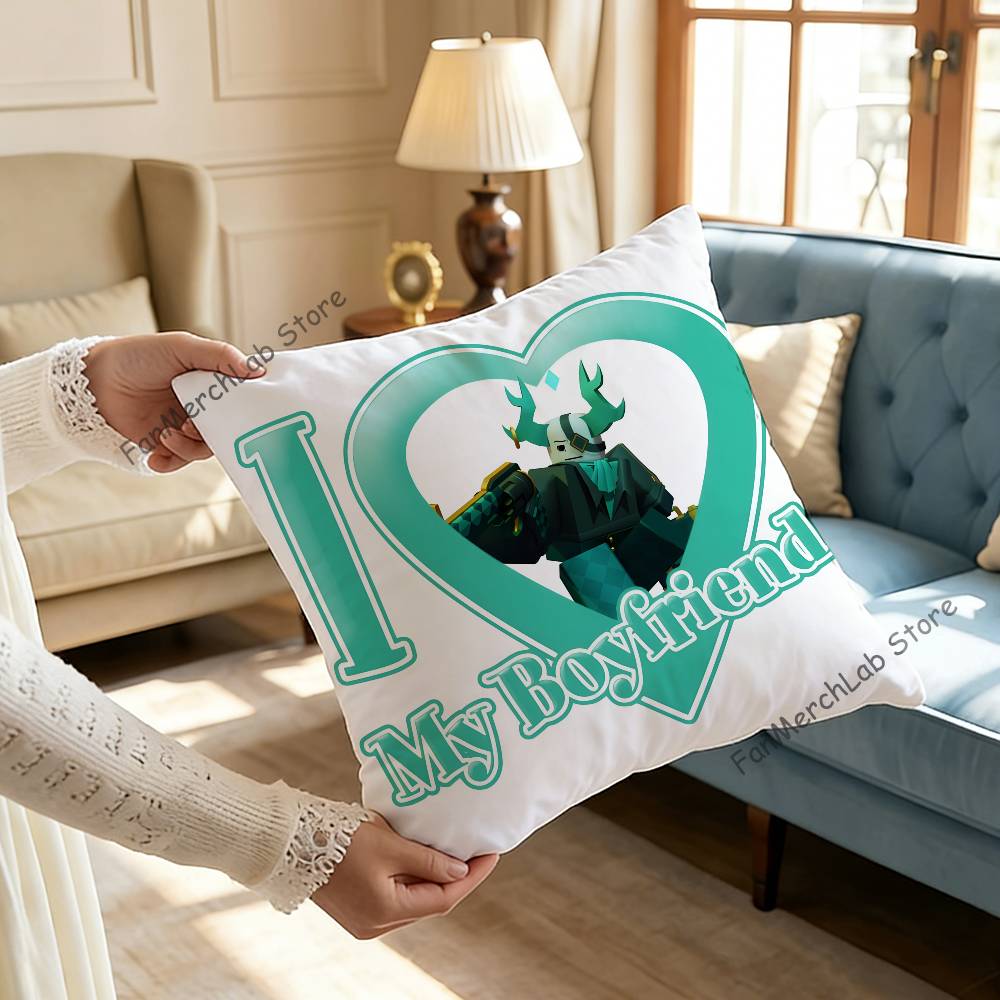 Hot Game Cartoon PPhightingS Pillowcase Pillowslip Cushion Plush Boys Girls Cartoon Anime Kawaii Decoration Kids Birthday Gifts