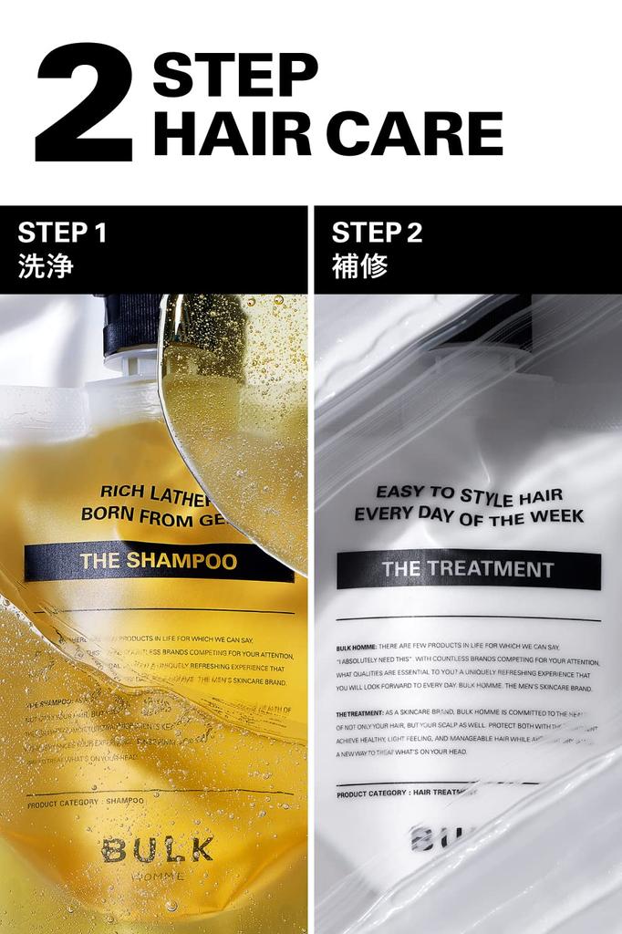 Bulk Homme Shampoo 200 г Treatment 180 г Мужской и