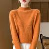 Женский кашемировый свитер Qinghe cashmere 30% кашемир 70% шерсть Женский осенне-зимний кашемировый свитер мягкий и теплый