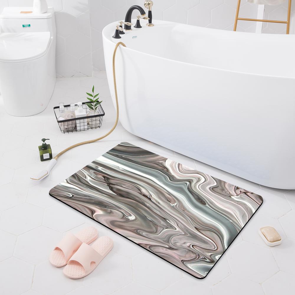 Bathroom Non-slip Absorbent Mat Toilet Shower Room Carpet Bedroom Corridor Floor Kitchen Door Mat Carpet
