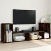 VidaXL TV Units 2 Pcs Smoked Oak 75x30x50 Cm Engineered Wood, TV Stand, Media Unit, Entertainment Center, 840790