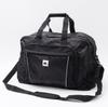 Logo Spark Boston Bag, Large Capacity 60L, 3-Way, Two-Tone Design, Travel Bag, 750kg Capacity, Black