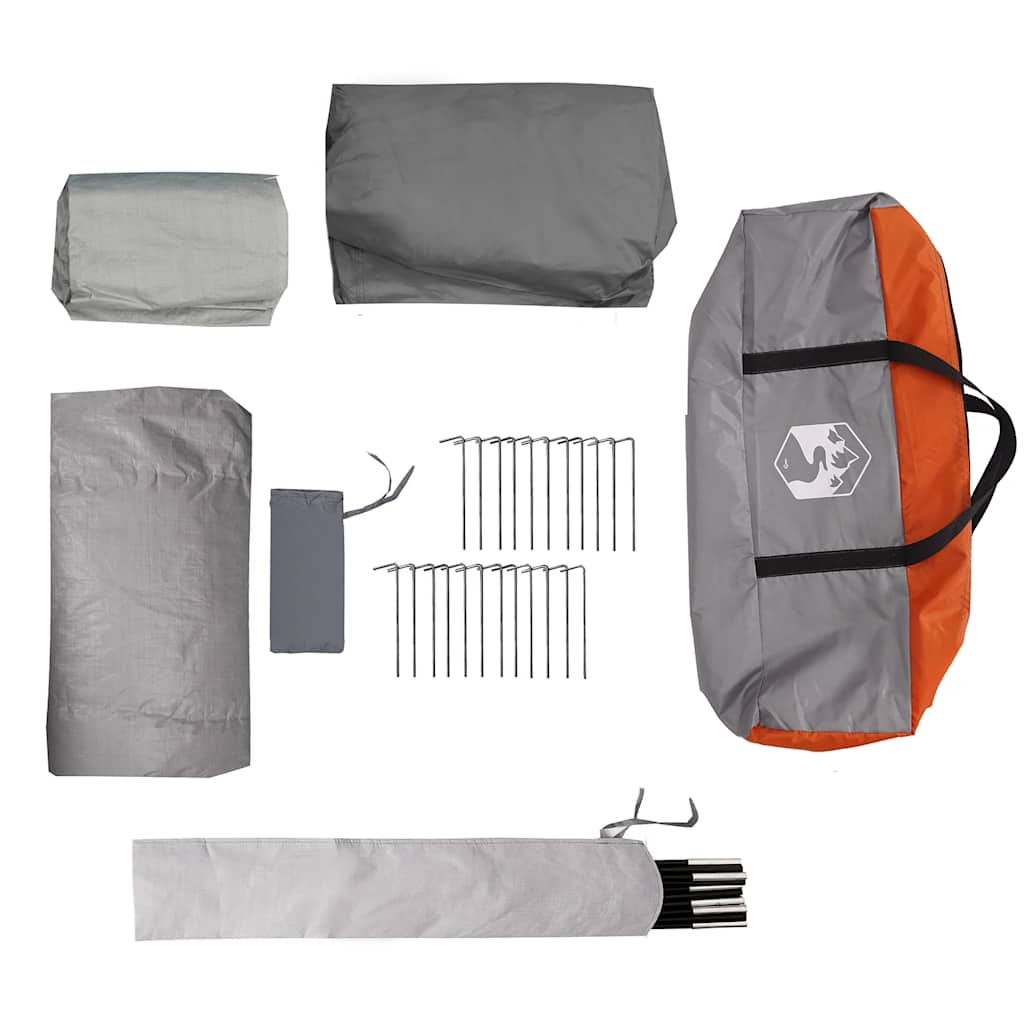 Car Tent Gray and Orange Waterproof
