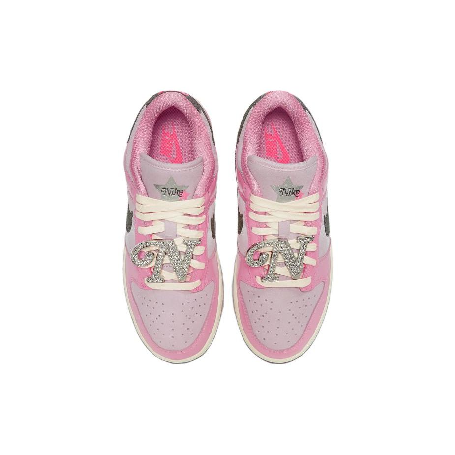 Nike Женские кроссовки Dunk Low LX Barbie розовые, розовые, бледно-ванильные, FN8927-621