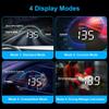 M8 Автомобильный Hud Head Up Display Obd2 Предупреждение о превышении скорости Автоматический электронный датчик температуры воды Светодиодный цифровой проектор Лобовое стекло
