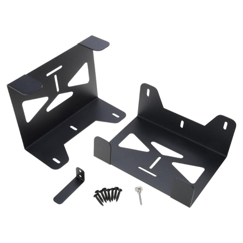 Metal Under Desk Mount Space Saving Gaming Organizers Metal Storage Bracket Simple to Use for  Consoles & Controllers